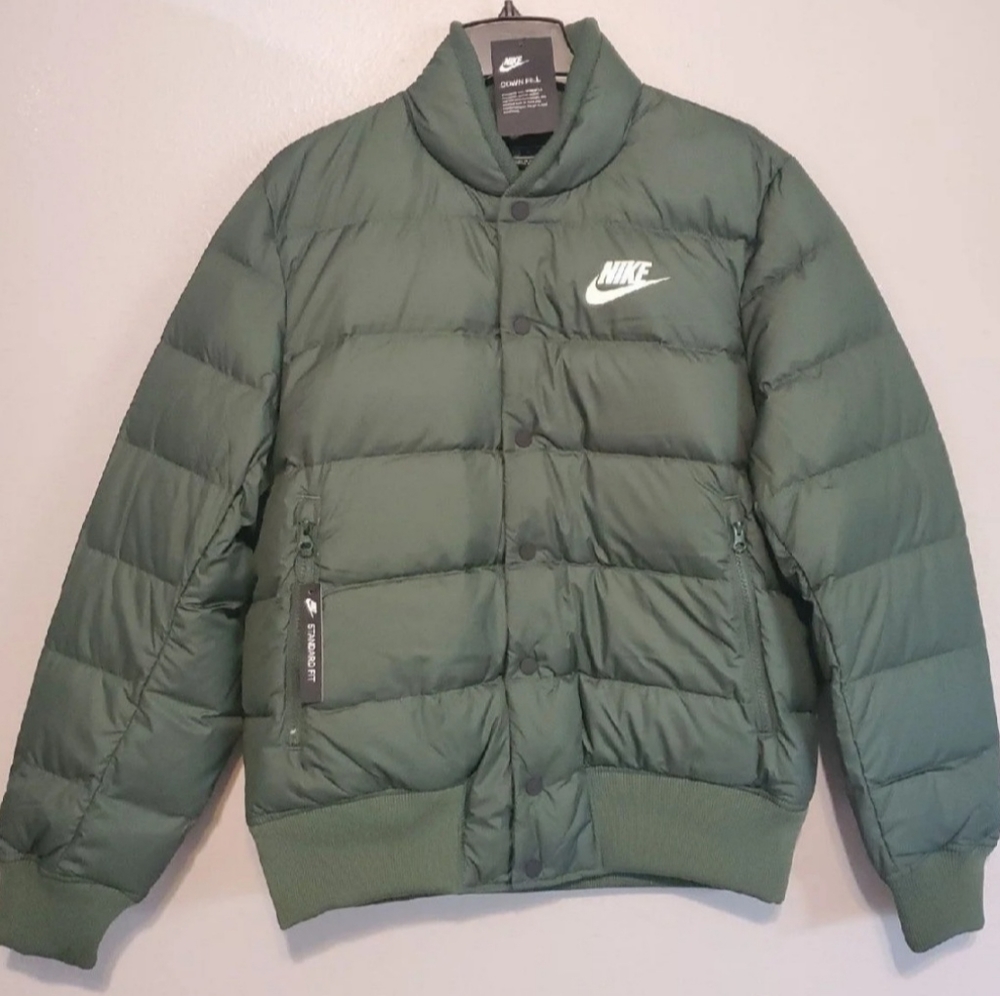 Nike NSW Down Bomber Jacket  Galactic Jade/Sail-Black